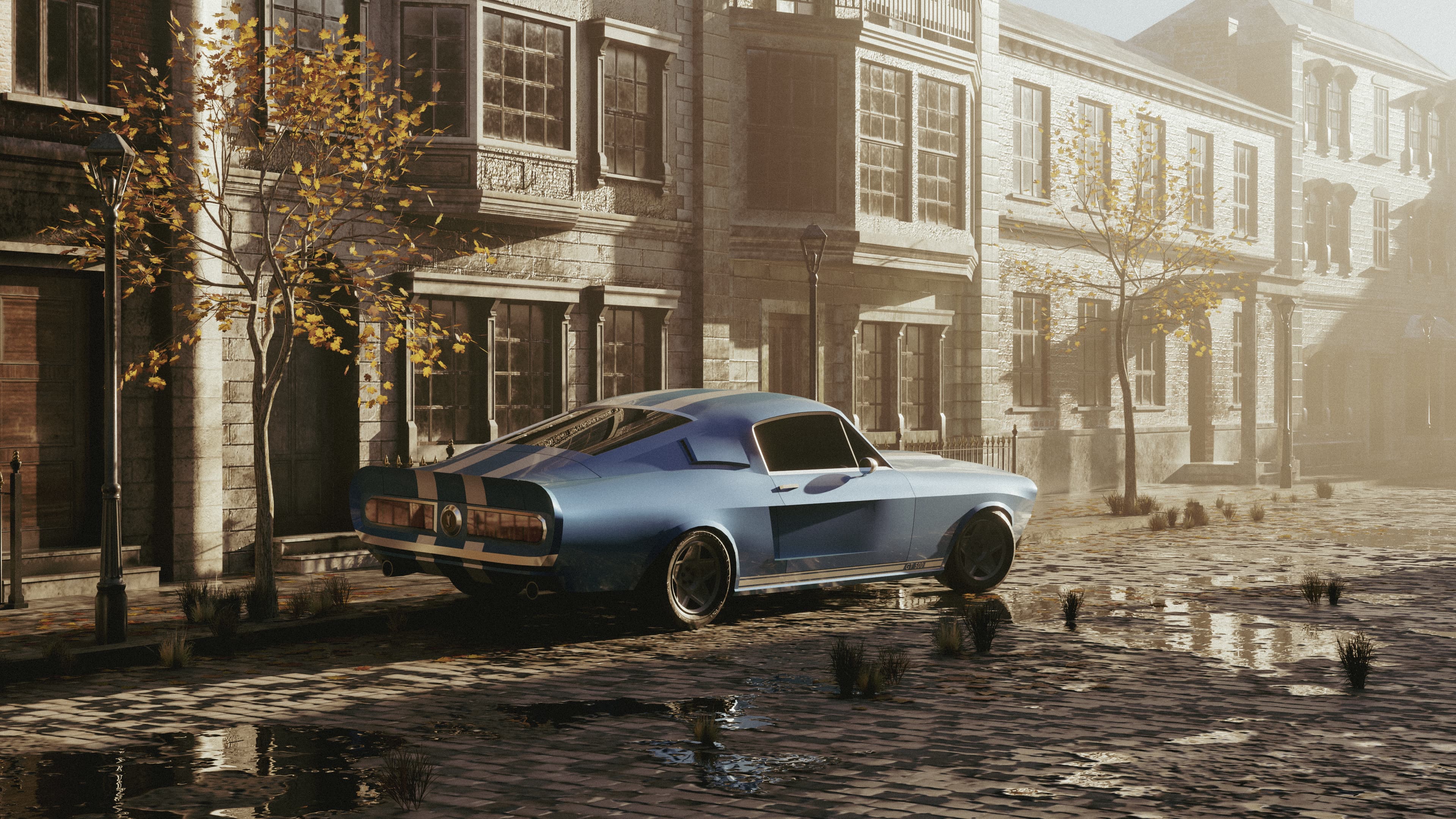 Historic Town Mustang