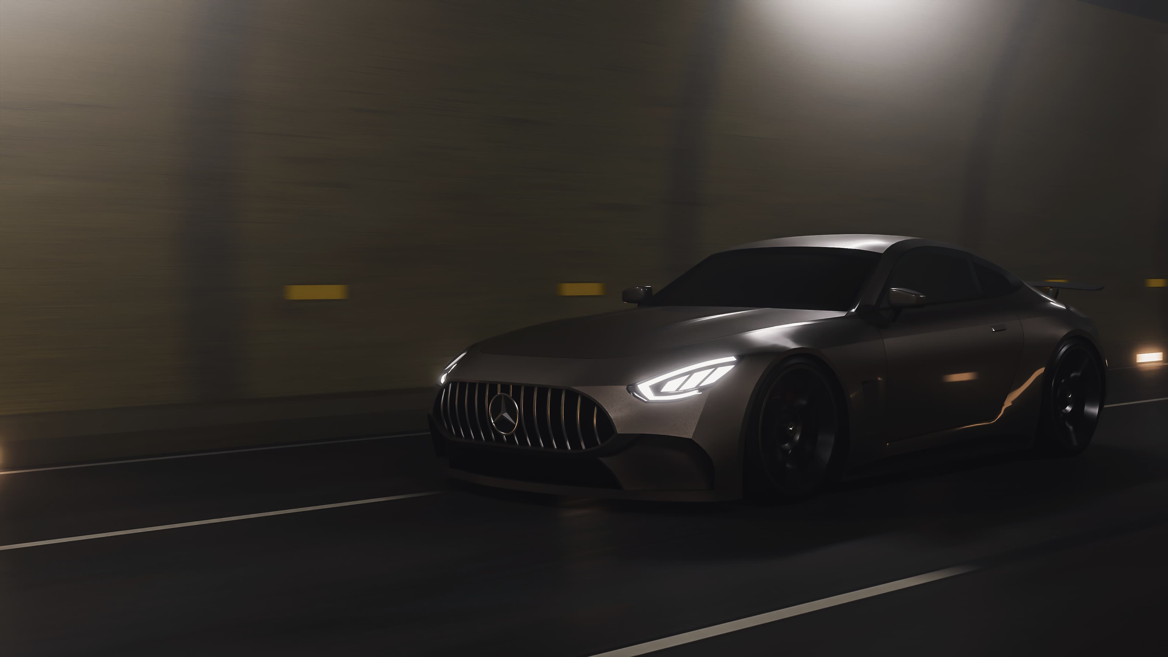 Tunnel Run AMG GT